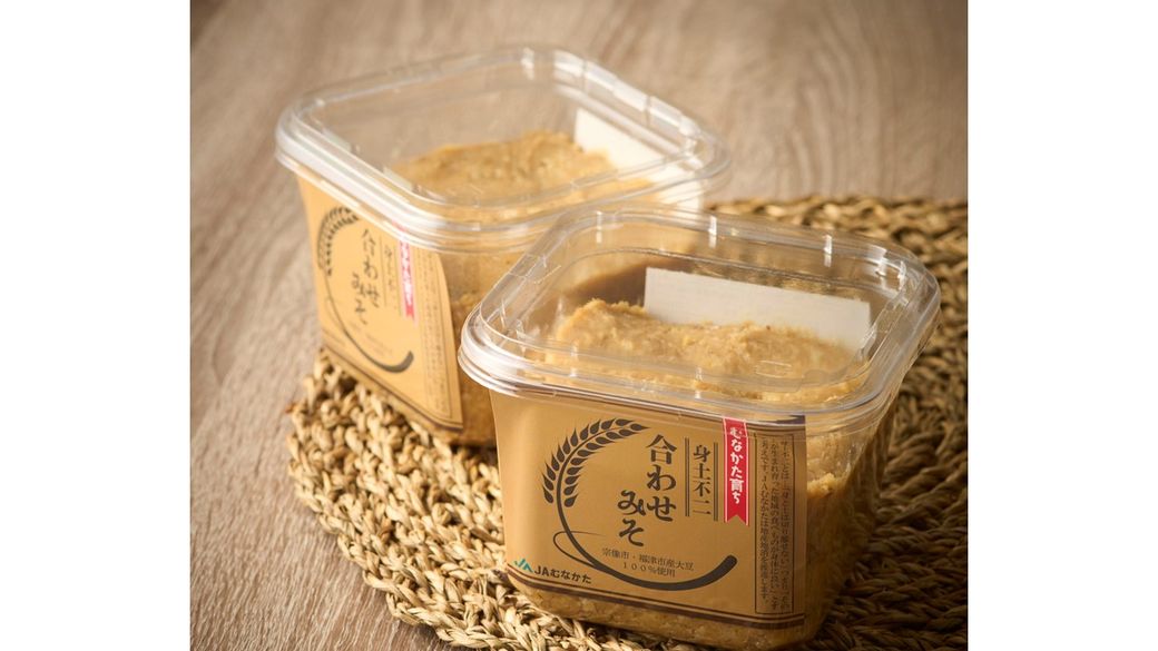 合わせみそ600g×4【JAむなかた直販課】_HA2004 味噌 みそ あわせ味噌 無添加 発酵 福岡県宗像市 宗像市 福岡 宗像