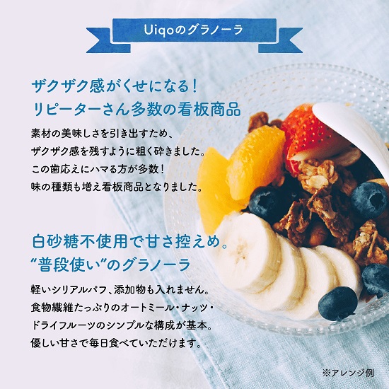 ザクザク！手作りグラノーラ食べ比べセット（100g×6種）【Uiqo】_HA1119