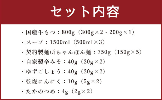 【創業50年】老舗居酒屋ウエスタン 国産 博多もつ鍋 7～8人前 セット