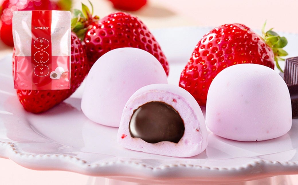 マシュマロ 48個入 （6個袋入×8袋） （チョコ・珈琲・苺チョコ・檸檬の4種類を各2袋） ／ 洋菓子 菓子 お菓子 詰め合わせ 詰合せ セット 九州 福岡県 太宰府市 冷蔵