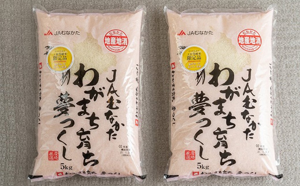 【令和6年産】福岡の美味しいお米 夢つくし 5kg×2袋 合計10kg 精米 お米 米 ブランド米 福岡県産 国産