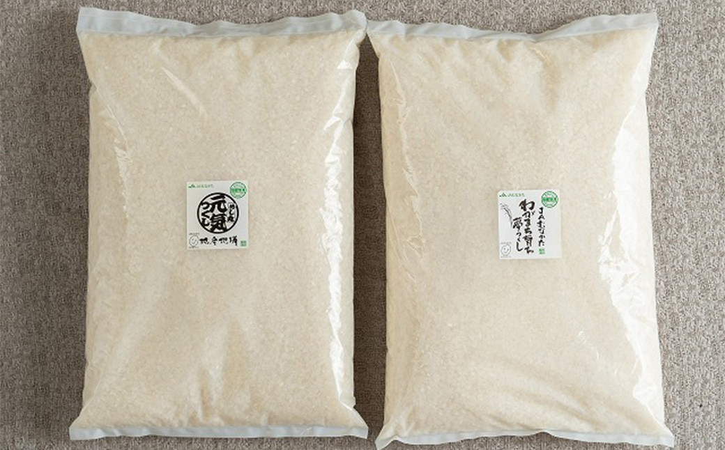 【令和5年産】福岡の美味しいお米 ・ 夢つくし ＆ 元気つくし 各2.5kg 合計5kg 福岡県産 米 精米 白米 国産
