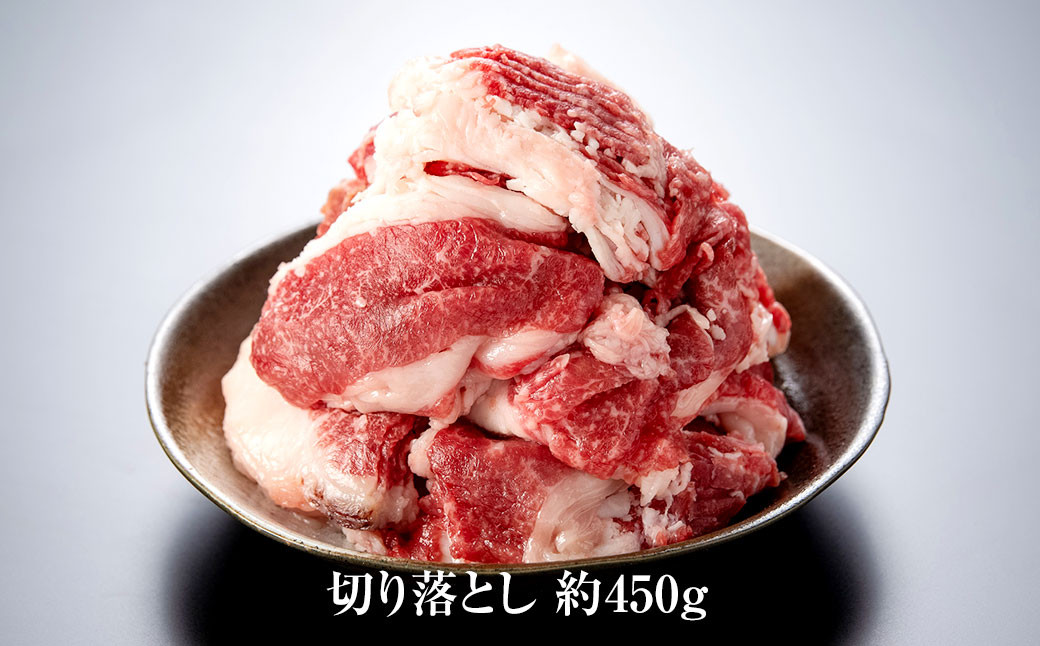 博多和牛の食べ比べセット 700g (切り落とし約450g＋モモ焼肉約250g)