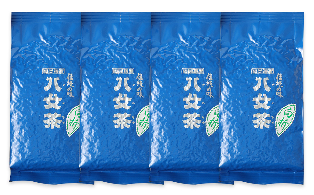 福岡県産 八女茶 100％ 白折茶 くき茶 800g(200g×4袋)