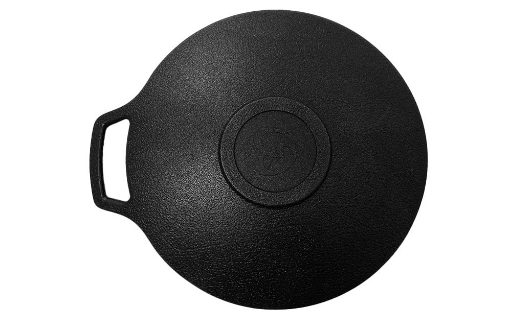 鉄板マルチグリドル 19cm （フラットタイプ） ／ 収納ケース付き マルチグリドル マルチグリドルパン グリルパン マルチグリル 丸形 鉄板 グリルプレート 福岡県 太宰府市