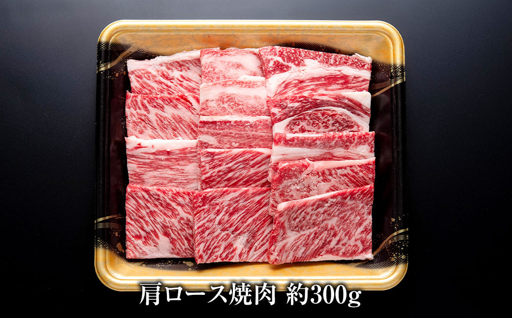 博多和牛の部位別焼肉食べ比べセット 550g (モモ焼肉 約250g＋肩ロース焼肉 約300g)