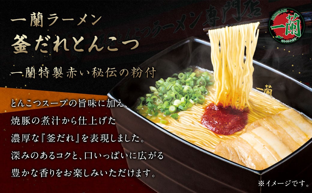 一蘭ラーメン 博多細麺・釜だれとんこつ 食べ比べセット 合計10食
