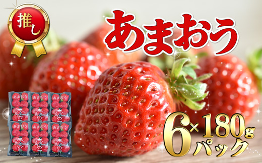 【2025年1月より順次発送】福津産あまおう約180g×6パック[F0150]