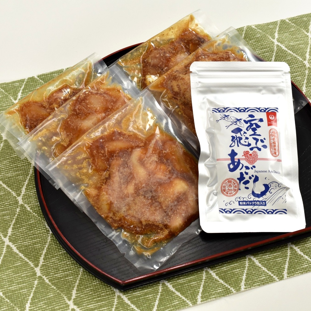 【数量限定】JAL共同開発「空飛ぶあごだし」と「天然真鯛漬け丼の素」の贅沢セット5食分【2026年11月より順次発送】JALふるさとアンバサダーおすすめ 福岡県福津市[H0159]