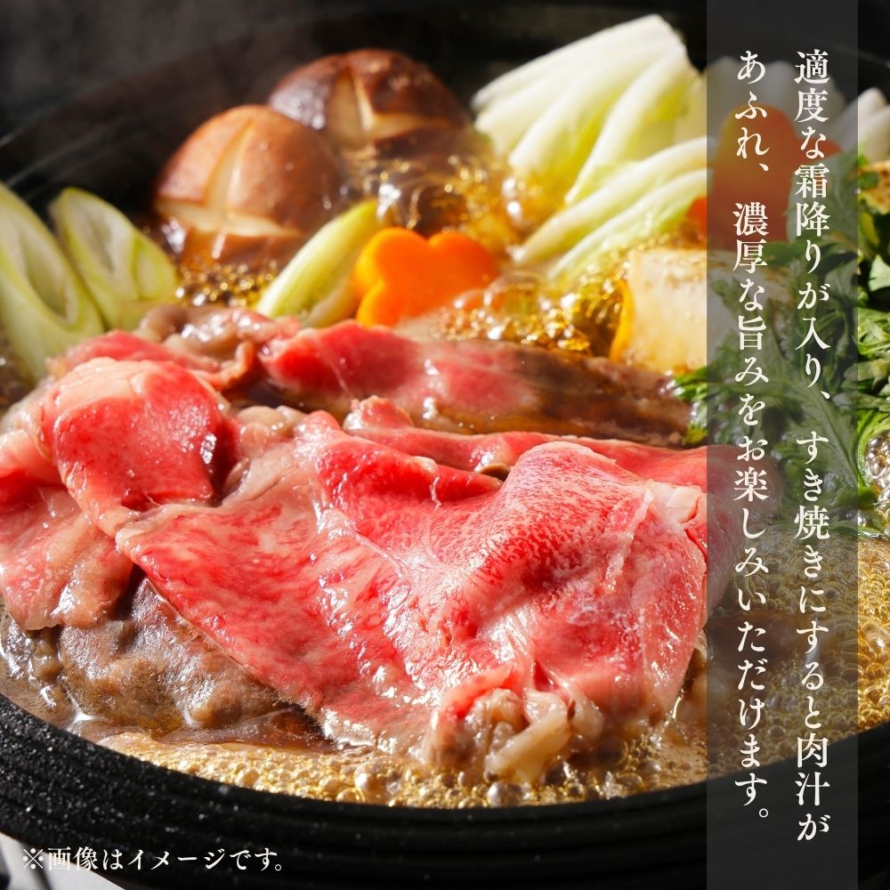 A4ランク博多和牛肩ロース/バラすき焼き用スライス500g[H0203]