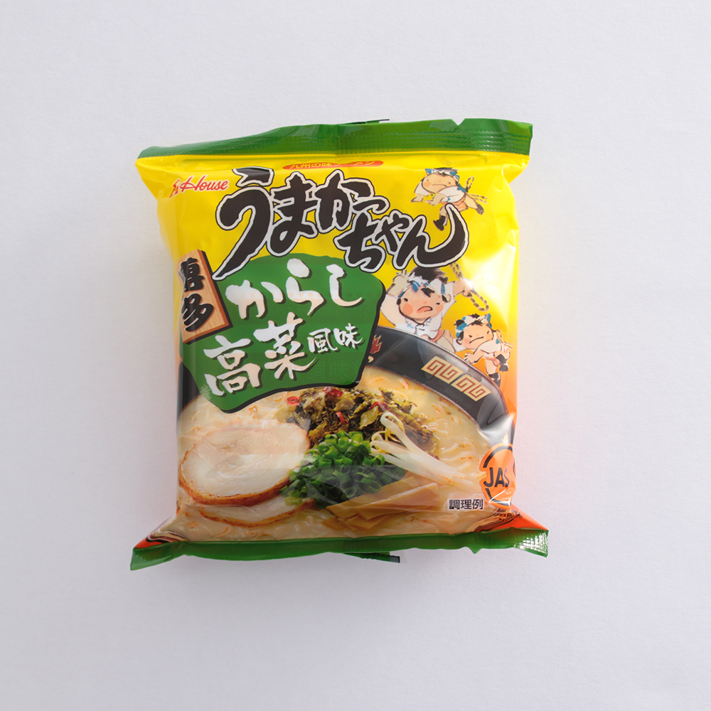 豚骨ラーメン うまかっちゃん 博多辛子高菜 10食(5パック×2)[H0234]