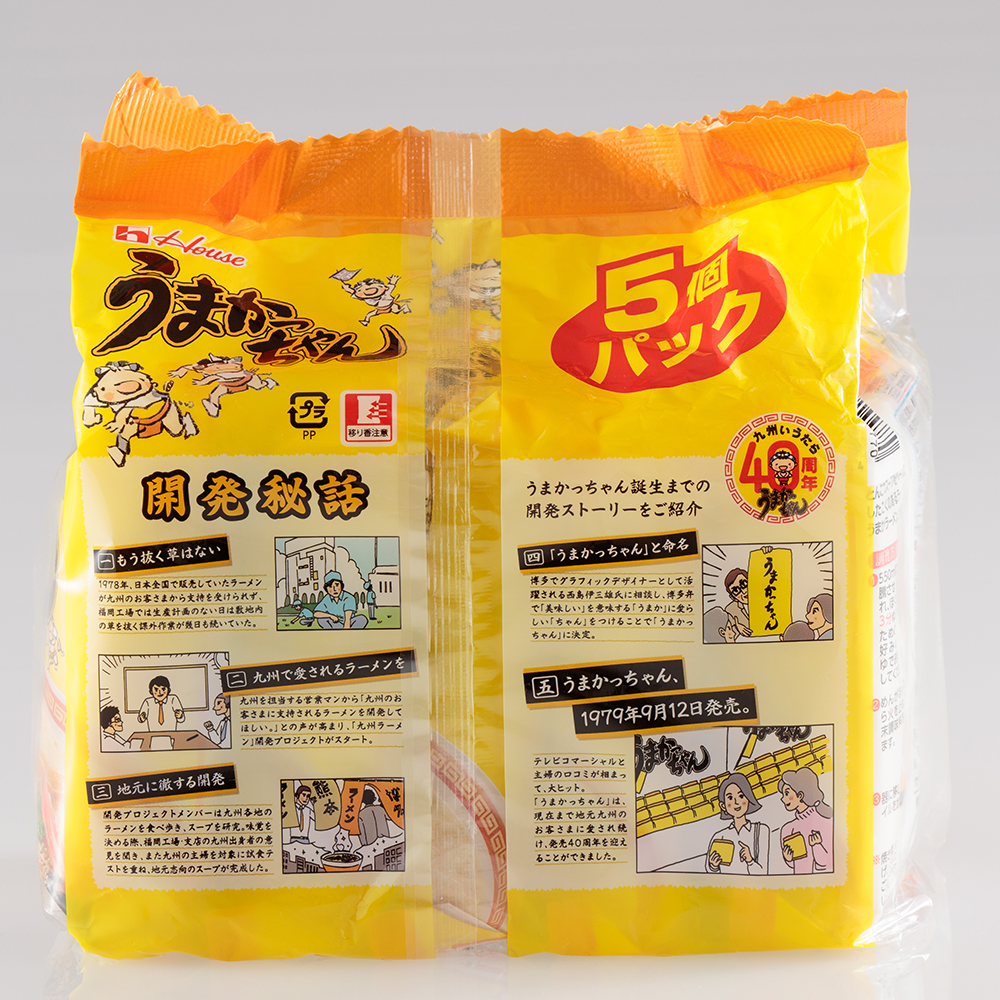 豚骨ラーメン うまかっちゃん 10食(5パック×2/うまかっちゃん 博多辛子高菜 10食(5パック×2)セット[H0237]