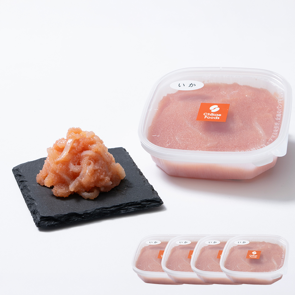 明太子あえもの（イカ明太）140g×4パック【ちかえフーズ】[H0276]
