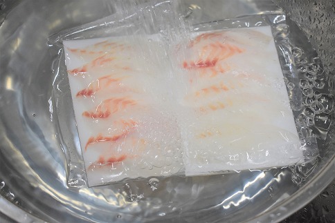 すぐ食べ鯛！！ お刺身天然真鯛600g（50g×12P）[F0059]