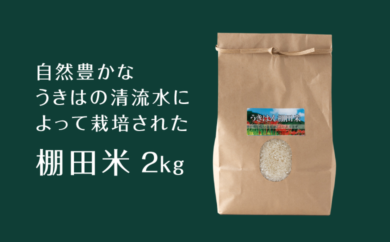 道の駅うきは うきはん 山ごはん (四方竹) (棚田米2kg・炊き込みごはんの素170g×2個) セット