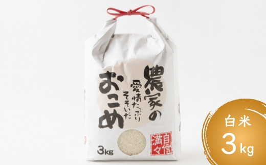 日永園 ヒノヒカリ 白米 3kg