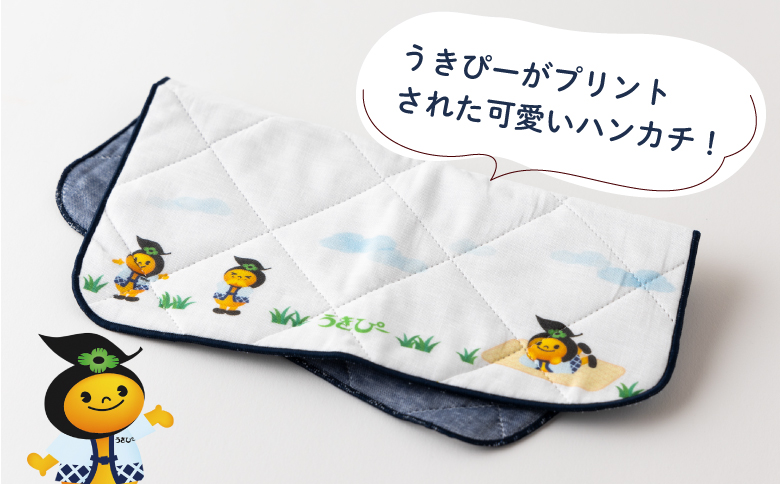 【限定品】龍宮 パシーマのハンカチ うきぴー 3枚セット