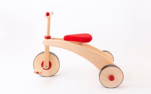 Design Labo i 木製三輪車（赤）
