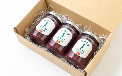 原茂之巨峰園 Only1JAM (まるごと巨峰) 150g×3本