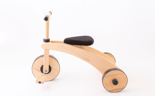 Design Labo i 木製三輪車 (黒)