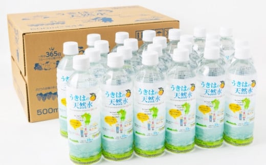 うきは名水 うきはの天然水 (500ml×24本入り) 1箱 ナチュラルミネラルウォーター