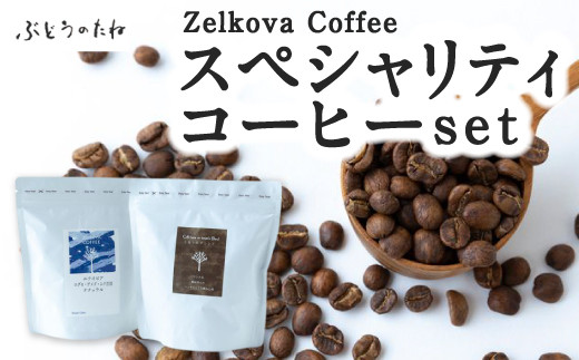  Zelkova Coffee Blend&Singleスペシャルティコーヒーセット (豆のまま)200g×2種