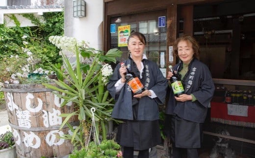  梅廼家醸造場 ヨシイ醤油 (こいくち醤油：寿2本・松3本、うすくち醤油1本) 各1L×6本セット