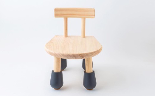 Design Labo i 木製マッチな椅子（黒）