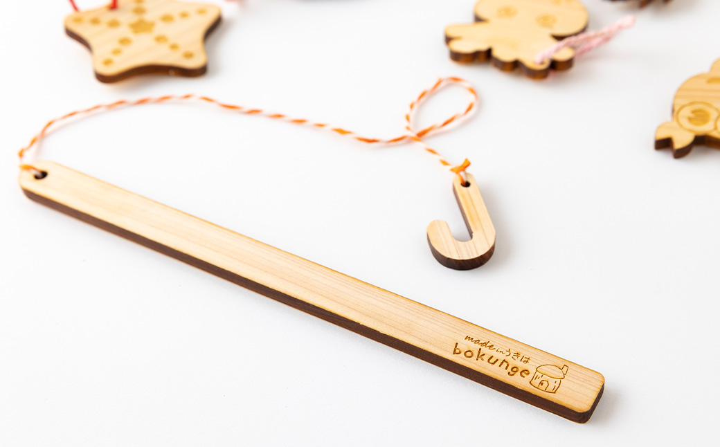 薪ストーブ＆木工 木ん家 九州産ヒノキの木製さかな釣り 魚釣り さかな釣り 釣り 手作り おもちゃ 玩具 木 ヒノキ 木製 子供用 子ども用 九州 福岡県 福岡 ふくおか うきは市