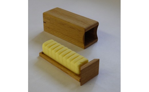 〈工房SHIMS〉バターケース (引き出し型・100g用) 受注生産 [M179]