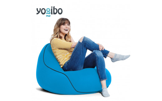 ビーズクッション Yogibo LounGer (ヨギボー ラウンジャー) アクアブルー [M357-1TQ]