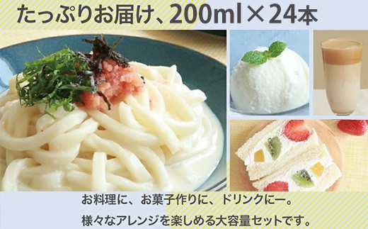 〈ふくれん〉九州産大豆100％ 成分無調整 豆乳 200ml×24本 [M883-1] 飲料 イソフラボン ソイ 健康 たんぱく質