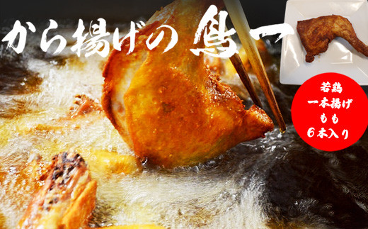 〈鳥一〉若鶏一本揚げ もも６本入り [M579]