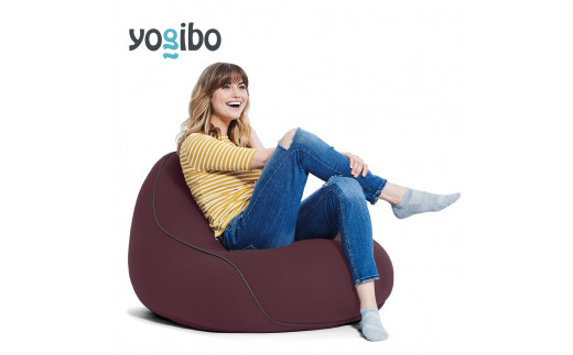 ビーズクッション Yogibo LounGer (ヨギボー ラウンジャー) ディープパープル [M351-1DP]