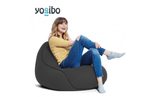 ビーズクッション Yogibo LounGer (ヨギボー ラウンジャー) ダークグレー [M350-1DG]