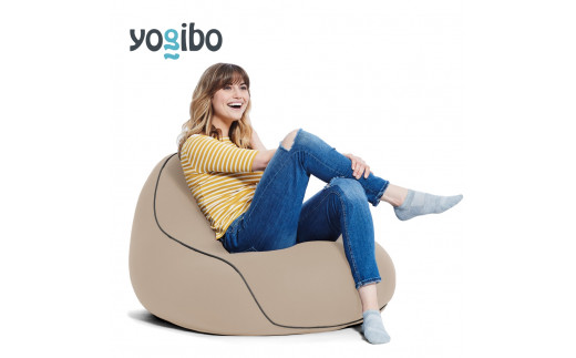 ビーズクッション Yogibo LounGer (ヨギボー ラウンジャー) ライトグレー [M353-2LG]