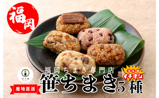 〈竹千寿〉笹ちまき 5種 15個 中華 鶏ごぼう 穴子 赤飯 豚角煮 [M463-1] 中華ちまき おこわ 笹おこわ 個包装 冷凍おにぎり おにぎり お取り寄せ 贈り物 内祝 お返し お祝い おこわギフト グルメ 冷凍 ちまきギフト おこわセット 福岡 宮若