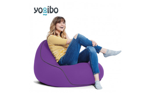 ビーズクッション Yogibo LounGer (ヨギボー ラウンジャー) パープル [M346-1BP]