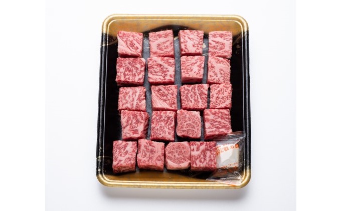 牛肉 国産 博多和牛 ロース サイコロ ステーキ用 約400g 福岡県産 配送不可：離島