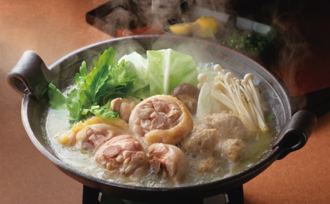 水炊き もつ鍋 福岡 華味鳥 水炊き&もつ鍋セット 各3～4人前