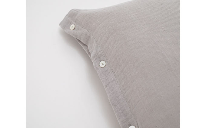 PGガーゼ 布団カバー 枕カバー セット 綾織 グレージュ PGGAUZE ガーゼ 寝具 カバー 綿 日本製 