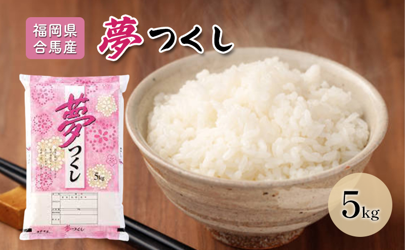 米 5kg 夢つくし 福岡県産 白米 精米 お米
