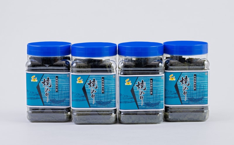 海苔 福岡有明のり 有明海産 焼き海苔 ボトル 4本 (10切100枚×4本 計400枚) のり 焼海苔 海藻