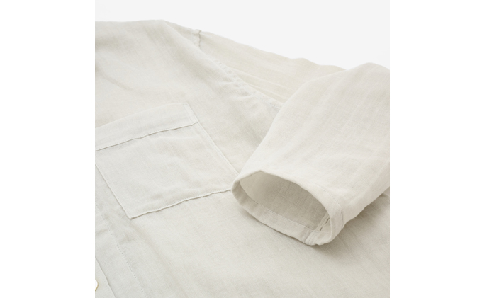 PGガーゼ ガーゼパイピングパジャマ レディス わかみどり