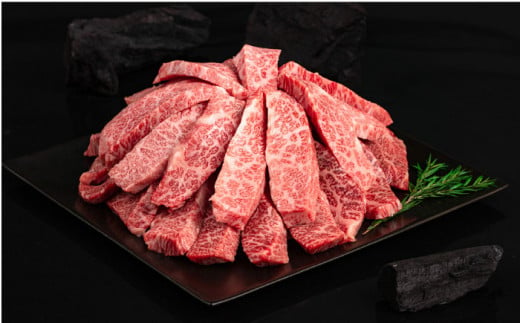 博多和牛 厚切り カルビ 1kg ( 500g × 2P ) 糸島 【幸栄物産】 [ABH012] 牛肉 焼き肉