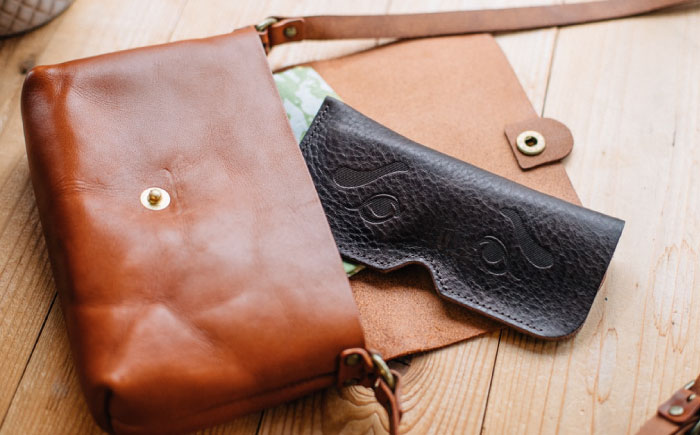 DURAM にわかメガネケース 21010 糸島市 / Duram Factory / クラフト メガネケース 革製品 [AJE074]