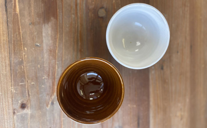 中鉢 面取り（丸）  糸島市 / 工房わらし（宮元 美希）【いとしまごころ】 [ATZ008] 鉢 陶器 シンプル 焼き物 ハンドメイド 普段使い 自宅用 食卓 食器 皿