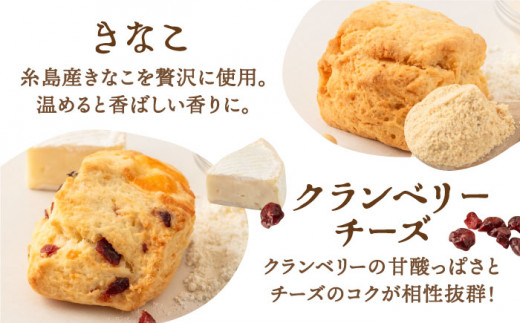 【 贈答用 】 定番 スコーン + 季節 の 味 12個 セット 《糸島》【キナフク】焼き菓子 焼菓子 洋菓子 スイーツ パン [AFA007]