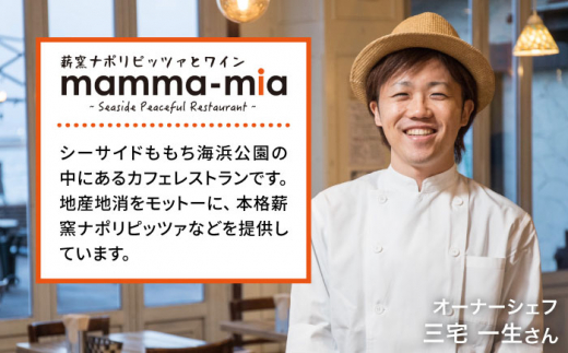 【全3回定期便】糸島産小麦で作った 薪窯焼きマルゲリータピッツァ3枚セット《糸島》【mamma-mia】 ピザ pizza ナポリピザ ナポリピッツァ 冷凍ピザ マンマミーア [AUH030]