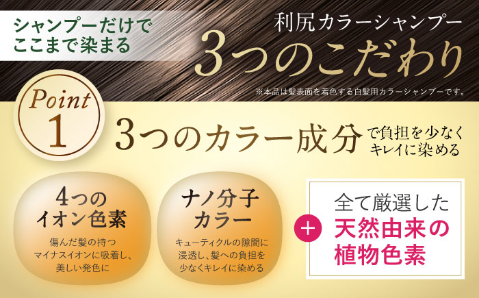 【選べるカラー 5本入 】 利尻 カラー シャンプー 糸島市 / 株式会社ピュール [AZA029]